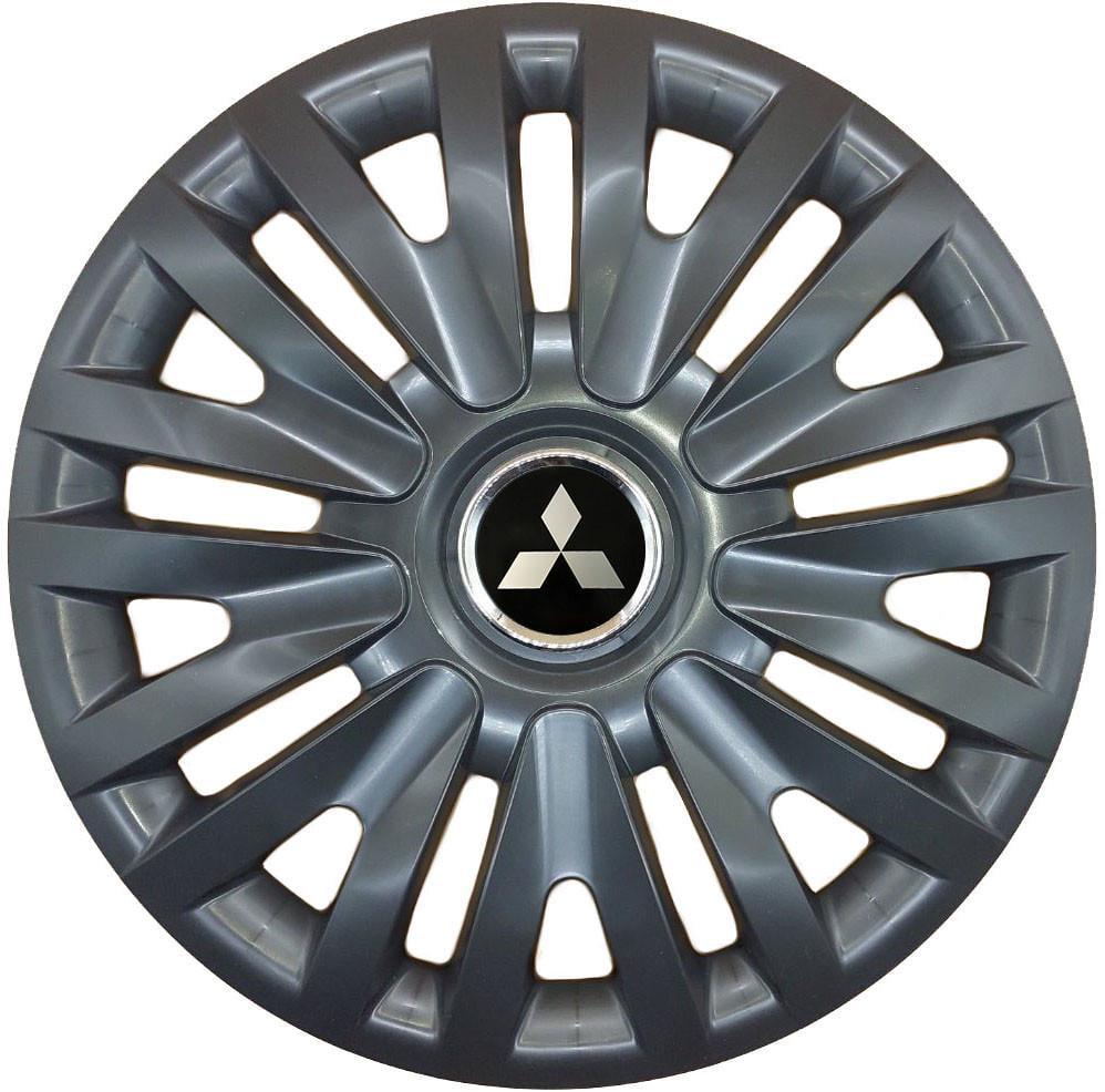 Комплект колпаков SJS R16 для Mitsubishi 412 4 шт. Черный (107296)
