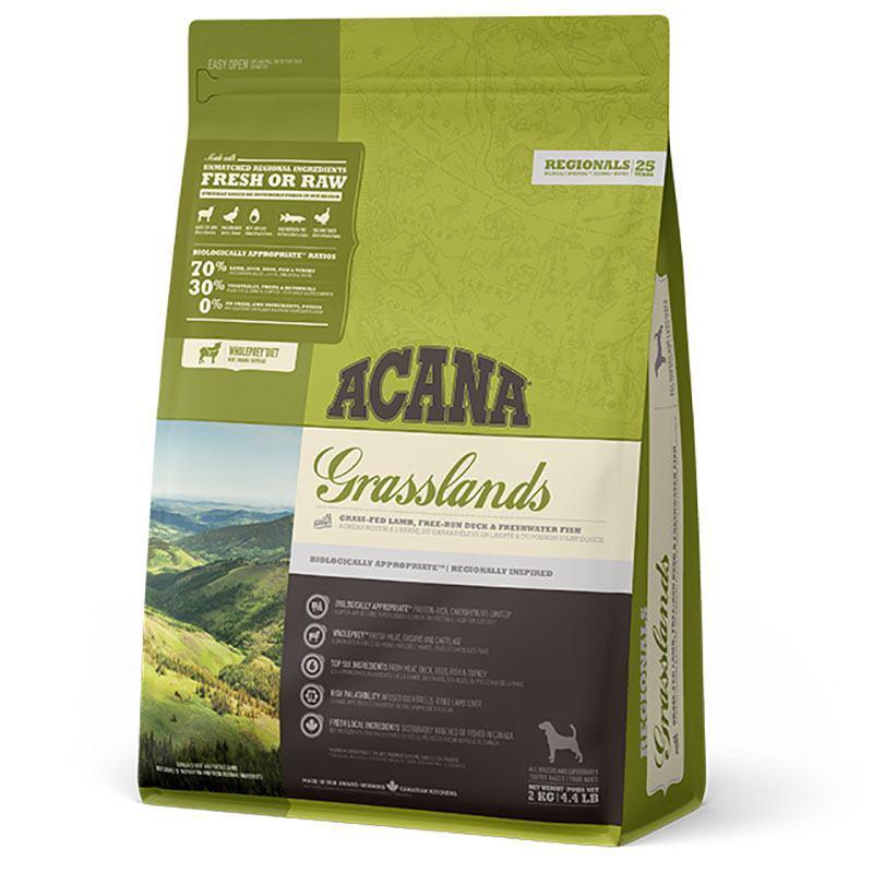 Корм сухий для собак будь-якого віку і породи ACANA Grasslands Dog Recipe з ягнятком і качкою 6 кг (a54260) - фото 8