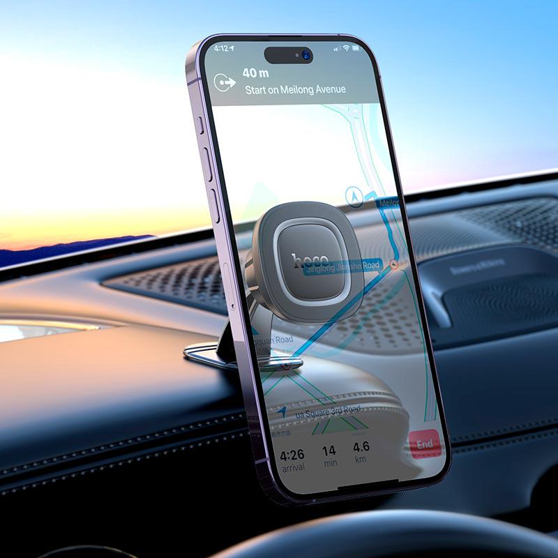 Держатель магнитный в авто Hoco H73 Черный (27556725) - фото 5 Держатель магнитный в авто Hoco H73 Черный (27556725) - фото 5