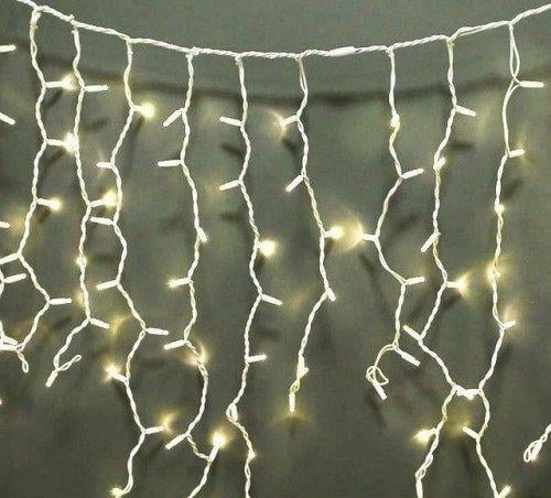 Гирлянда уличная Бахрома Flash Icicle 3 м/105 LED Теплый белый