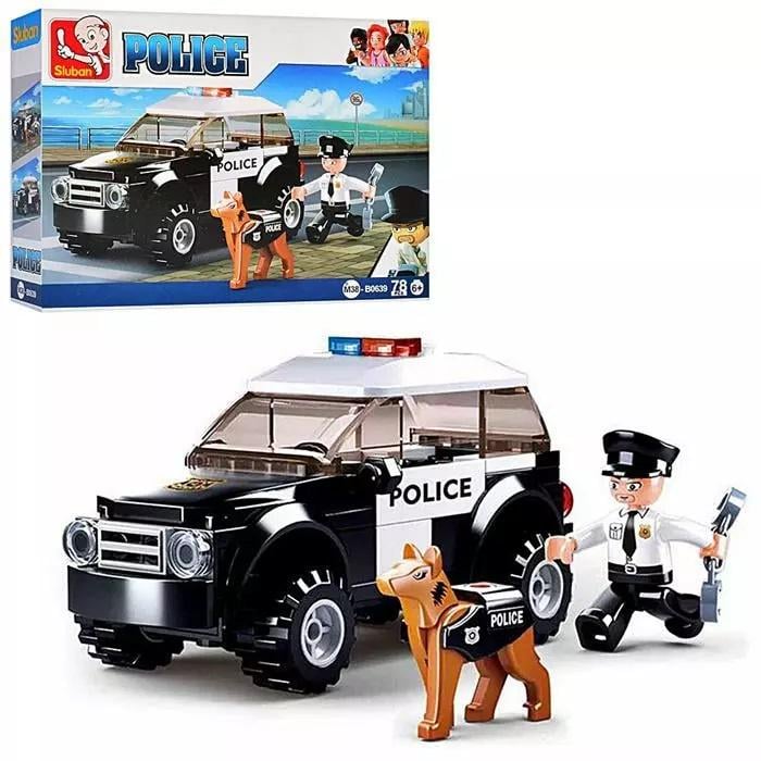 Конструктор Sluban Полиция 78 деталей (M38-B0639)