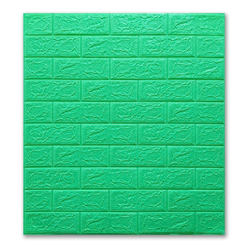 Самоклеящаяся 3D панель Sticker Wall 700x700x5 мм Бирюзовый (00181)