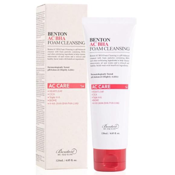 Гель-пенка Benton AC BHA Foam Cleansing с салициловой кислотой 120 мл (1719009298)