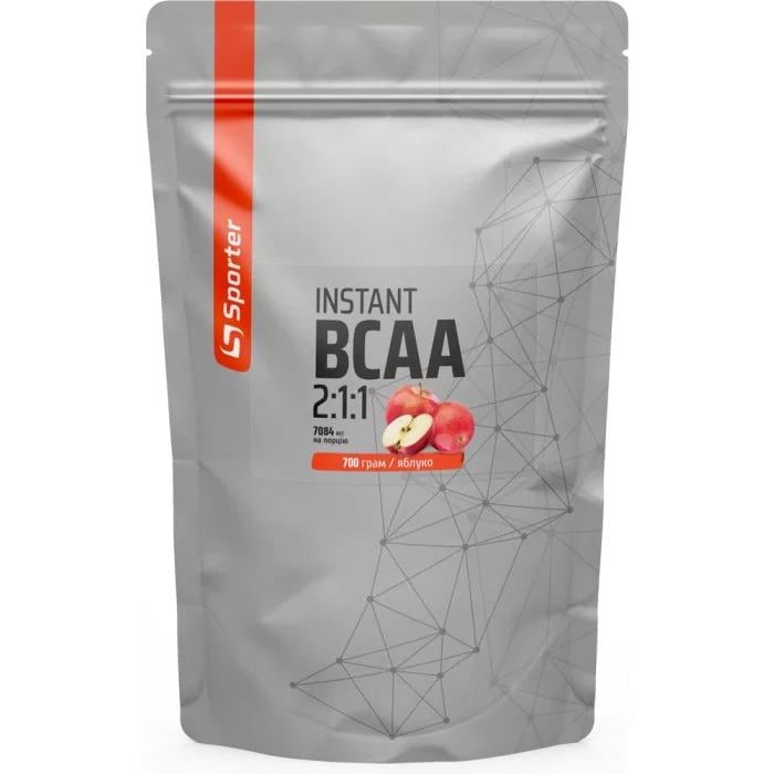 Амінокислотний комплекс Sporter BCAA instant яблуко 700 г Амінокислотний комплекс Sporter BCAA instant яблуко 700 г
