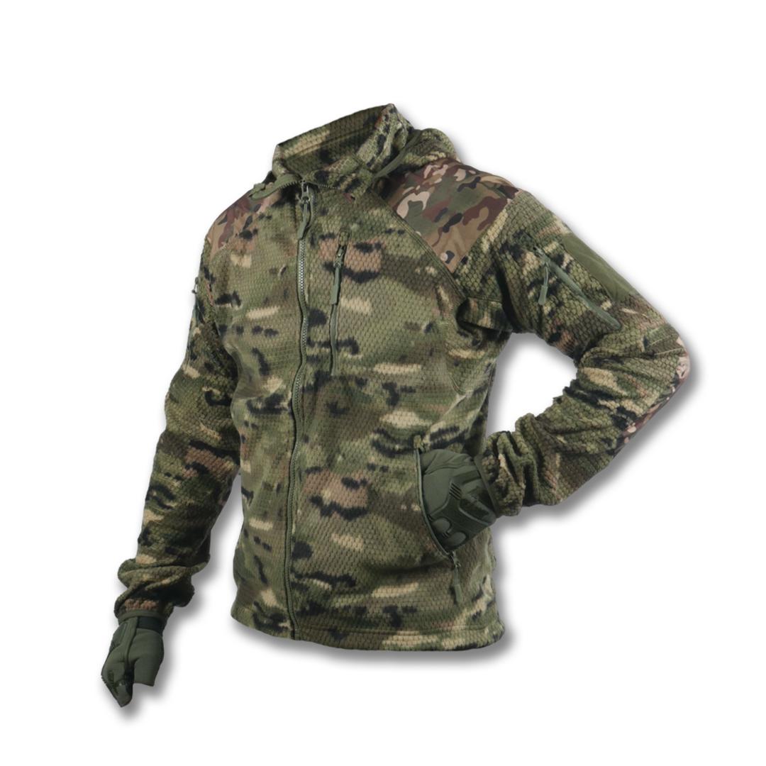 Кофта Kiborg Jacket Grid Fleece L Multicam - фото 3