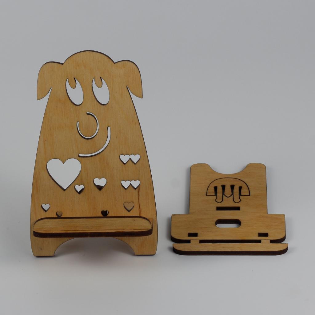 Підставка-тримач для телефону з дерева 10 (03020027) - фото 2 Підставка-тримач для телефону з дерева 10 (03020027) - фото 2