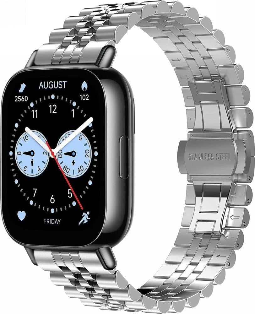 Браслет металлический Stech для Redmi Watch 5 Lite/5 Active Silver (40157-59)