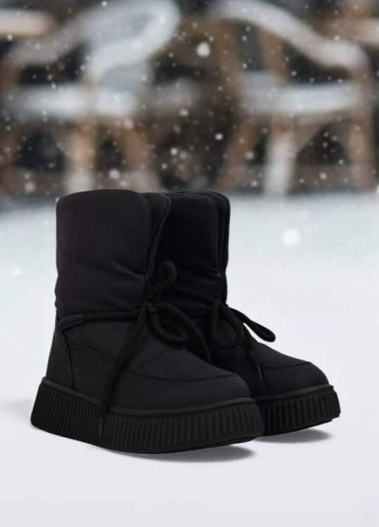 Дутики подростковые Bessky зимние р. 36 Черный (31594559)