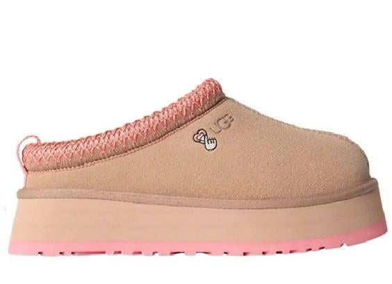 Уггі жіночі Тазз Сліппер ультра міні платформа UGG Tazz Love 25 Arroyo Tropical Pink Бежевий (28836)