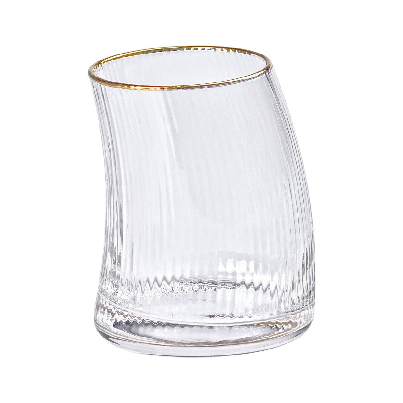 Набір склянок із вигнутими стінками та вертикальним рифленням HP-16-20 6 шт. 400 мл (A-032900) - фото 2 Набір склянок із вигнутими стінками та вертикальним рифленням HP-16-20 6 шт. 400 мл (A-032900) - фото 2