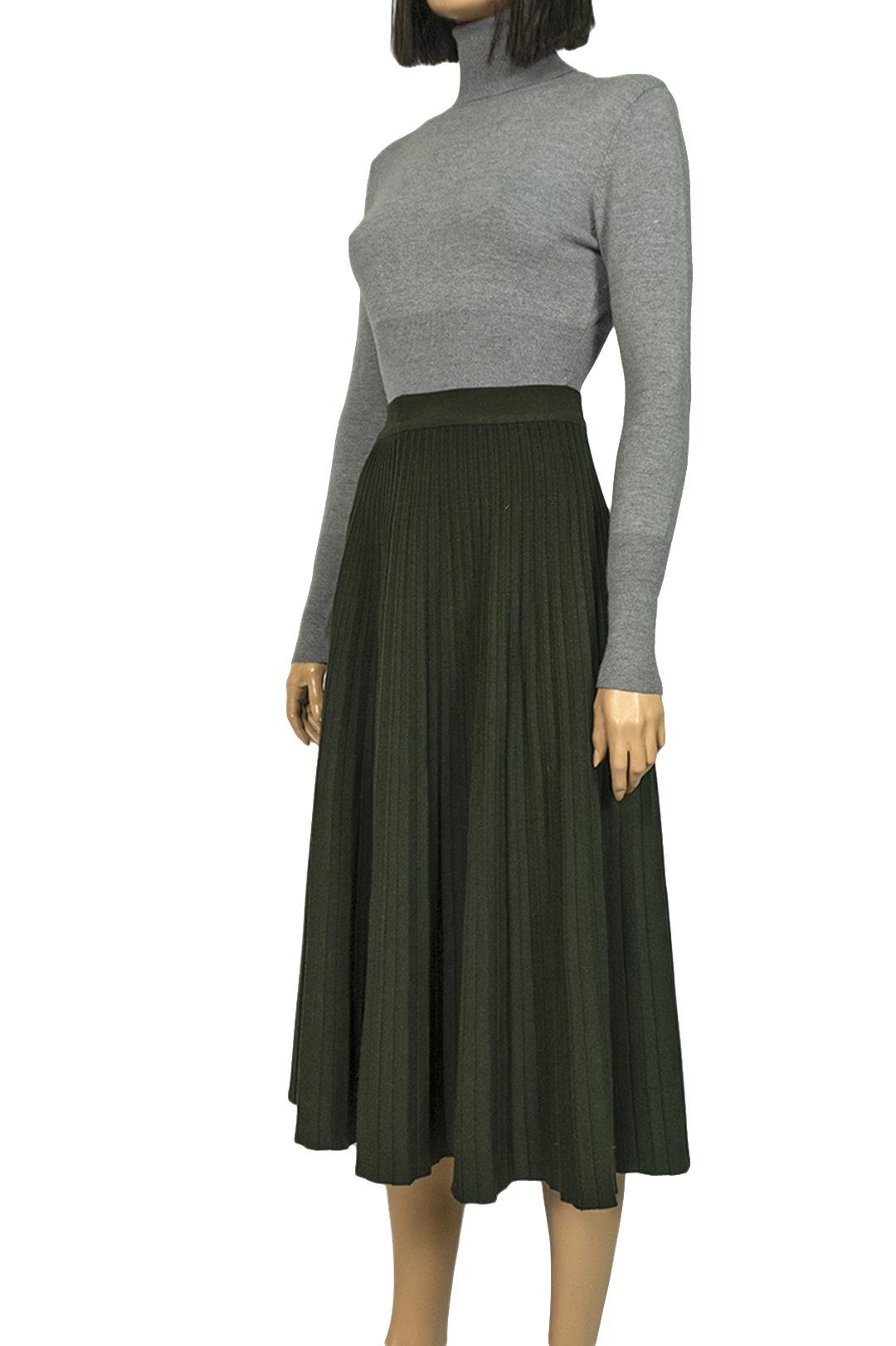 Юбка миди двусторонняя Forza Viva MW-KS-1889A трикотажная р. 44 Изумрудный (17852308) - фото 8 Юбка миди двусторонняя Forza Viva MW-KS-1889A трикотажная р. 44 Изумрудный (17852308) - фото 8