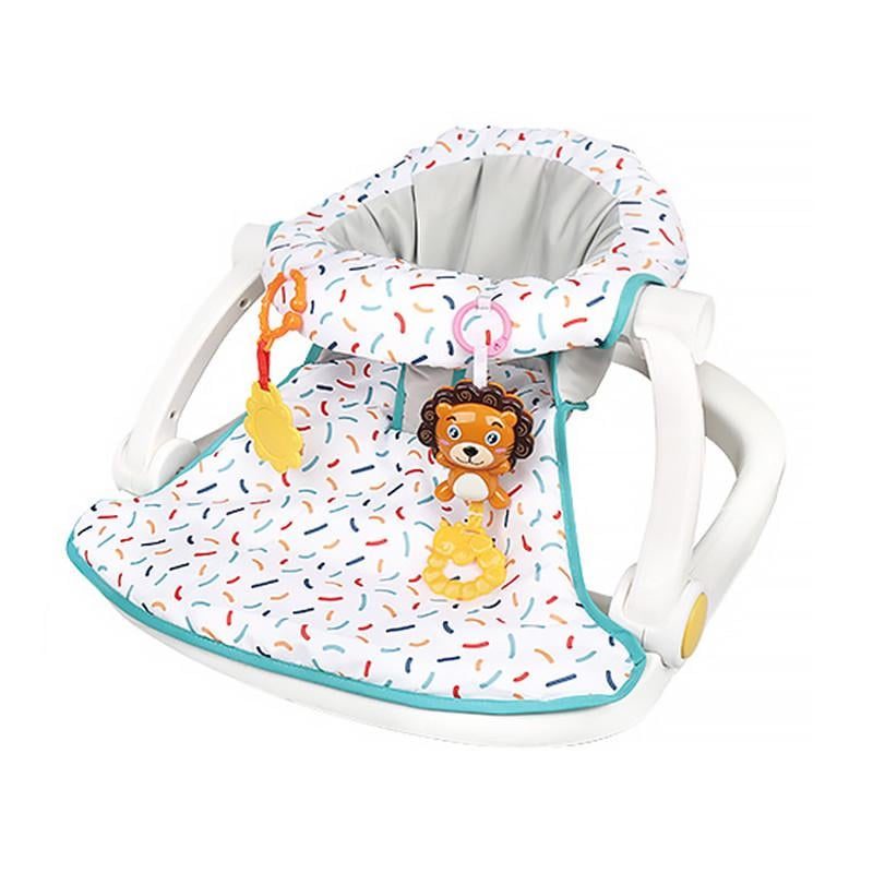 Детский шезлонг Tiibaby 68176 с игрушками и погремушками (25713819)