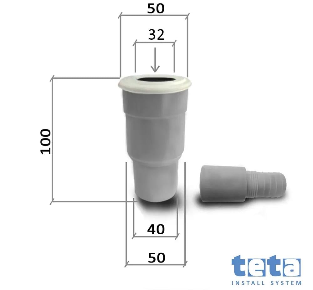 Сифон для кондиціонера MAGdrain G534 DN16-40/50 мм кутовий сухий магнітний - фото 7