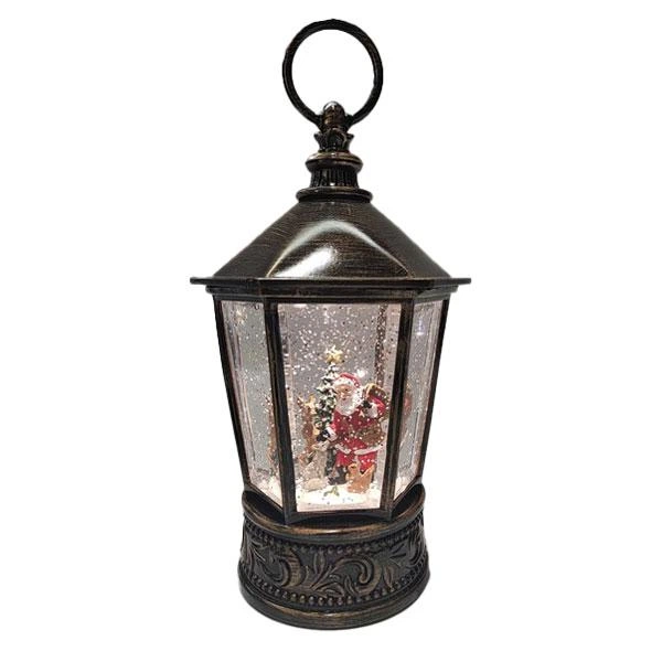 Новогодний ночник с музыкой и эффектом снега XMAS WDL-24077B 27,3 см (PH00997)