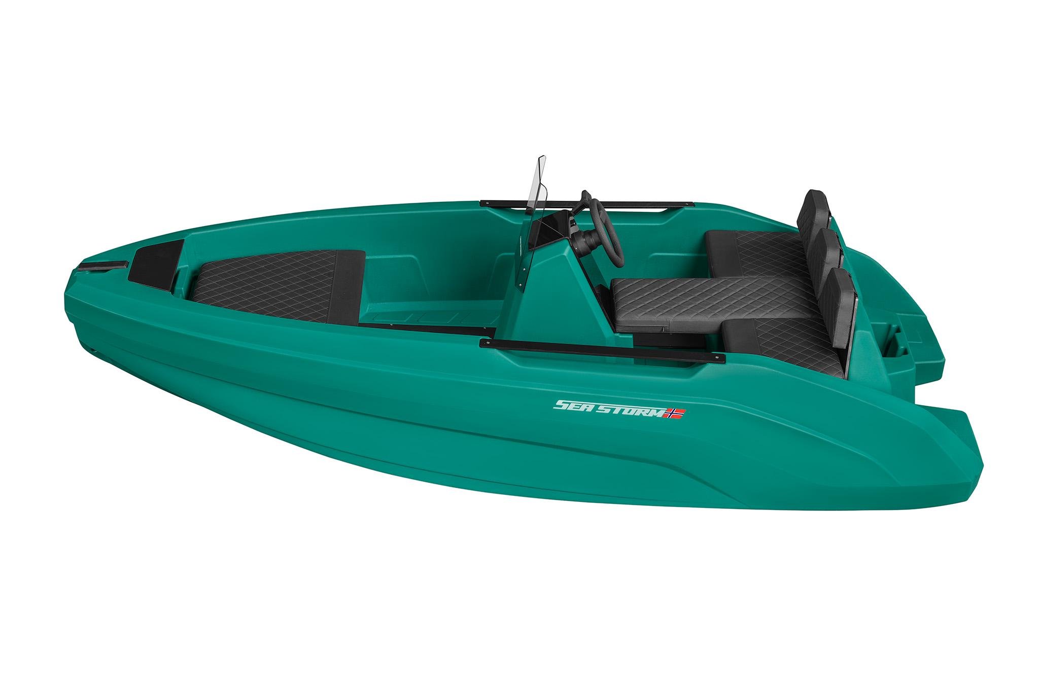 Лодка пластиковая SeaStorm 12 HDPE Advantage Зеленый - фото 4