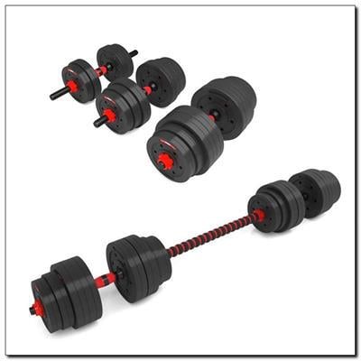 Набор штанга/гантеля HMS SGР40 40 кг Черно-красный (299737) - фото 2 Набор штанга/гантеля HMS SGР40 40 кг Черно-красный (299737) - фото 2