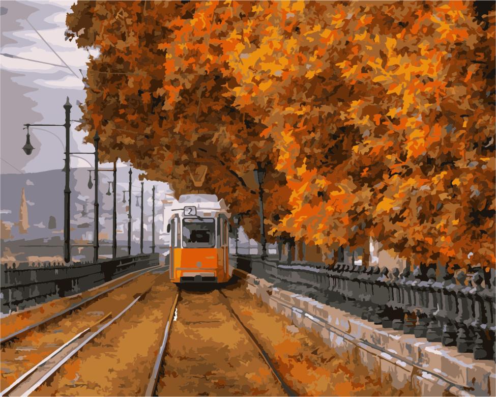 Картина по номерам Art Story Осенний город 40x50 см (AS1029)