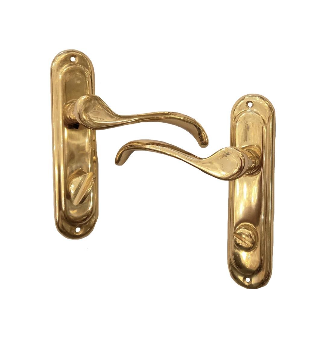 Ручки дверные Ozen Kobra Sari wc Золотой