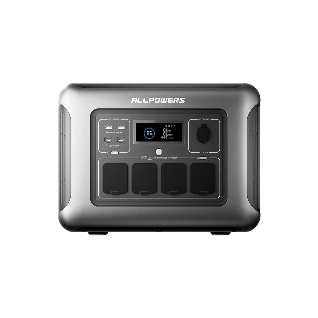 Зарядная станция ALLPOWERS R1500 Lite 1600 Вт 1056 Вт/ч LiFePO4 230V чистая синусоида (38129390)