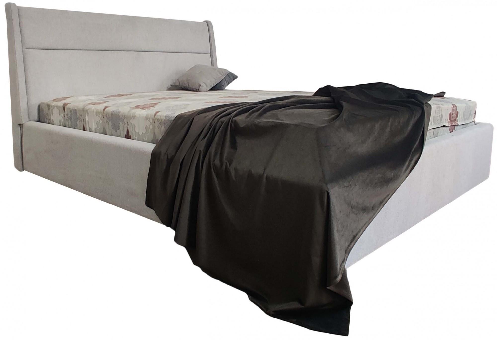 Кровать двуспальная BNB Duncan Comfort Simple с подъемным механизмом и нишей для белья 180х190 см Серый (bnb_190_0035)
