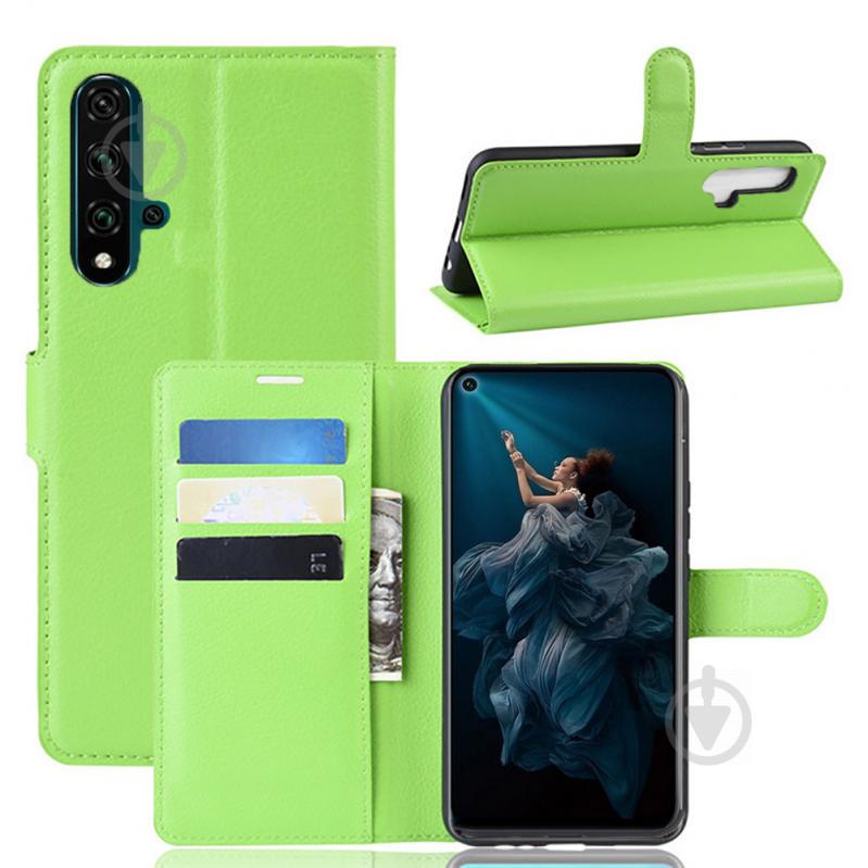 Чохол-книжка Litchie Wallet для Honor 20 Green (hub_IAum84287) - фото 2