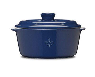 Кастрюля для запекания Fontignac OW0015 круглая керамическая с крышкой 2 л (04023)