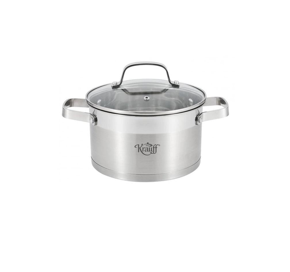 Кастрюля Krauff со стеклянной крышкой 18 см (cf9669f0)