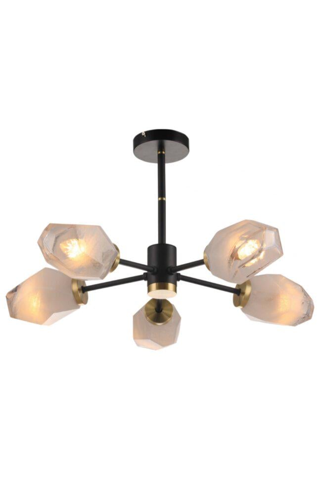 Люстра Blitz 7429 67x37 см Чорно-золотистий (7429-45)