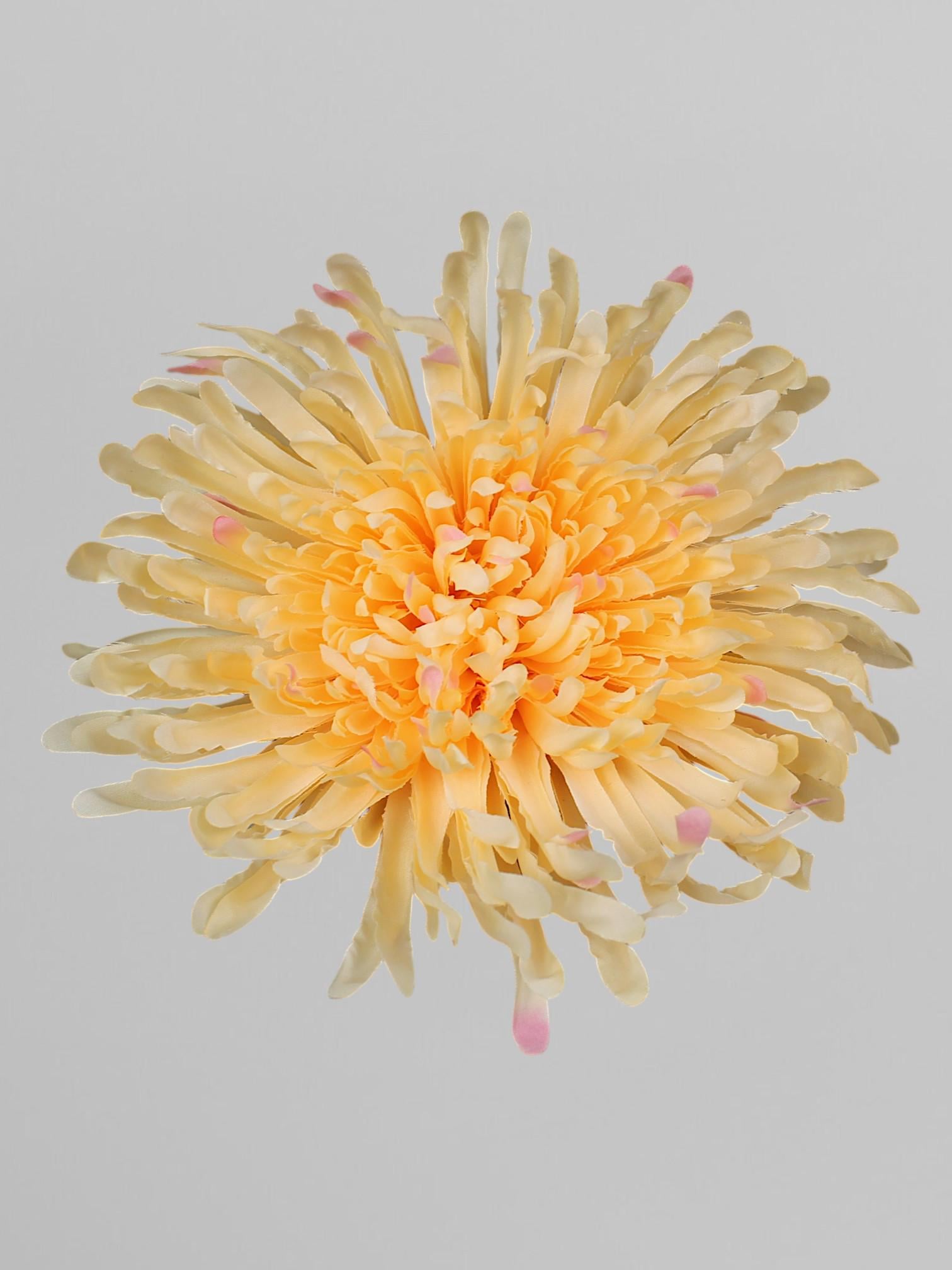 Головка хризантемы 18 см Персиковый (К13230)