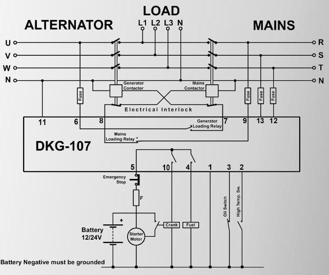 Контролер автоматичного керування генератором DATAKOM DKG-107 + введення резерву - фото 2