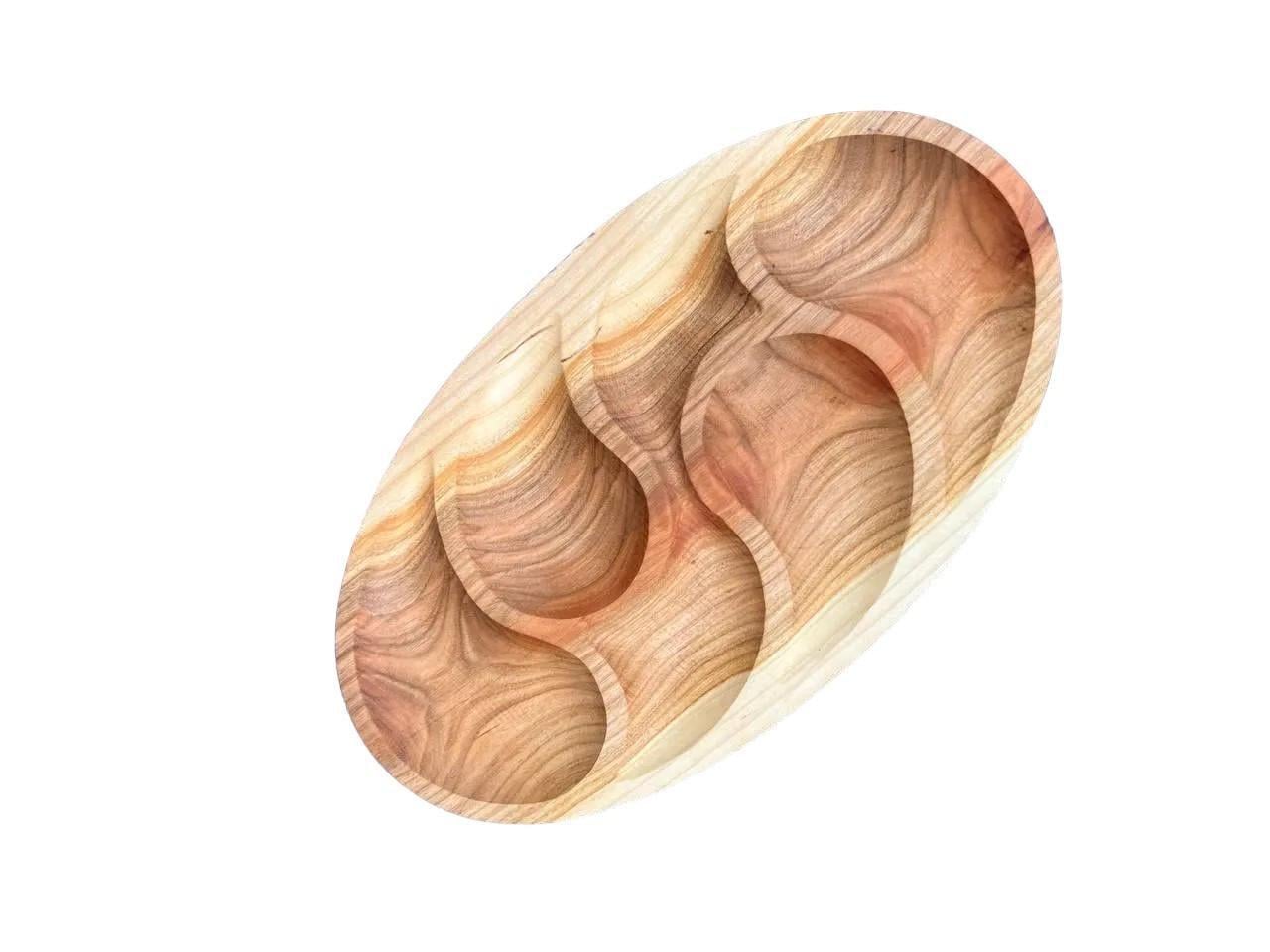 Менажница Овал на 6 секций 25x35 см (1983407623)