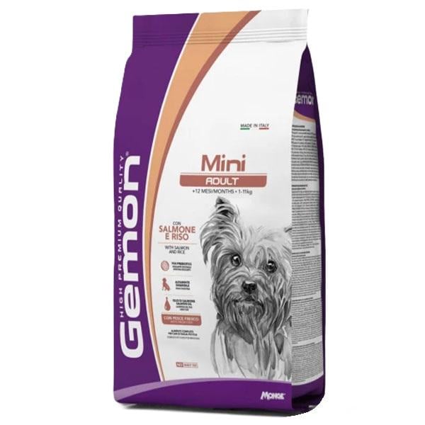 Корм для собак сухой GEMON Dog Mini лосось с рисом 20 кг (000025765)