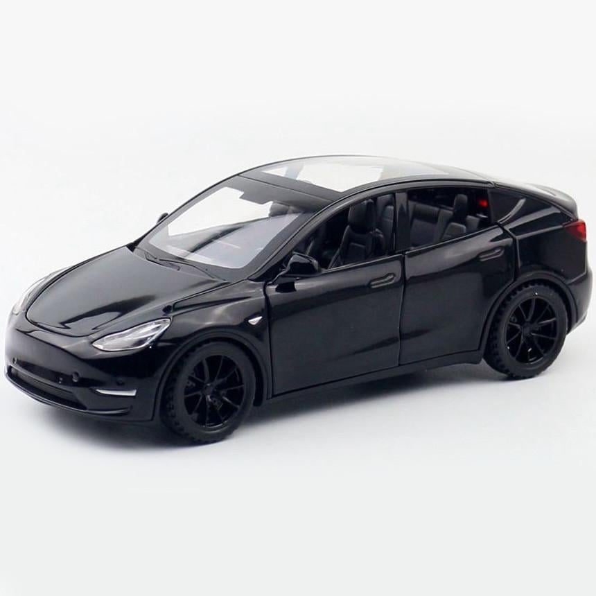 Игрушечная машинка металлическая AutoExpert Tesla Model Y 1:32 коллекционная Черный (28443443)