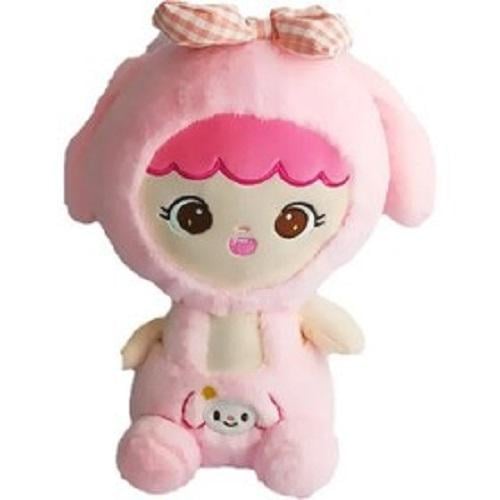 Игрушка мягкая Кукла Kawaii в костюме 60 см Розовый (Ja-1050)