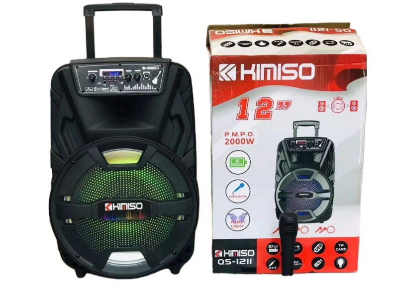 Колонка беспроводная KIMISO QS 1211 Bluetooth с микрофоном
