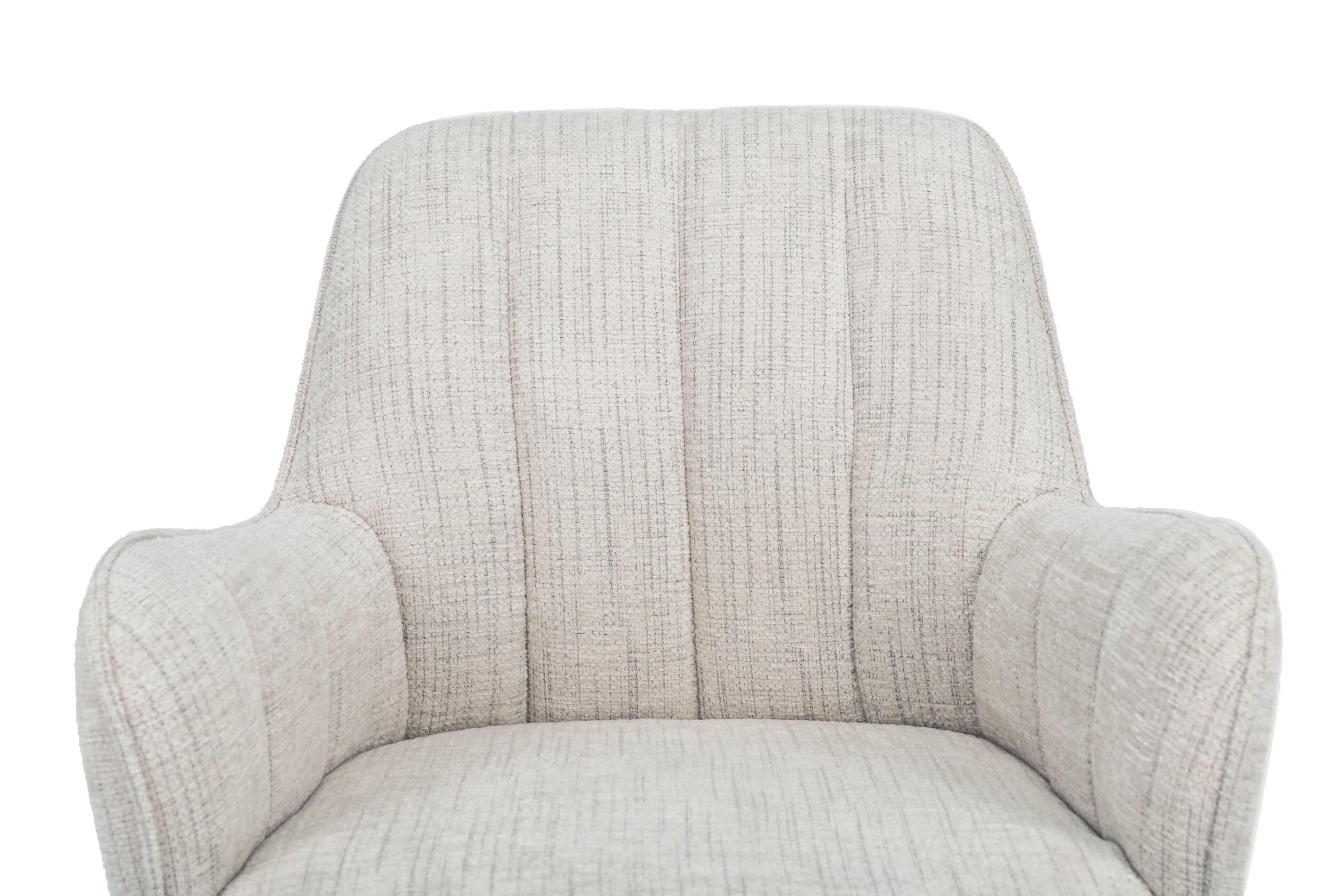 Кресло офисное O-10 Vetro Кремовый штиль/Черный (30585984) - фото 4