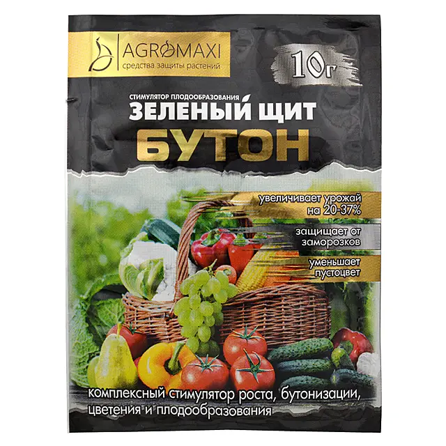 Регулятор росту Бутон Зелений щит 10 г 10 шт. (89664525)
