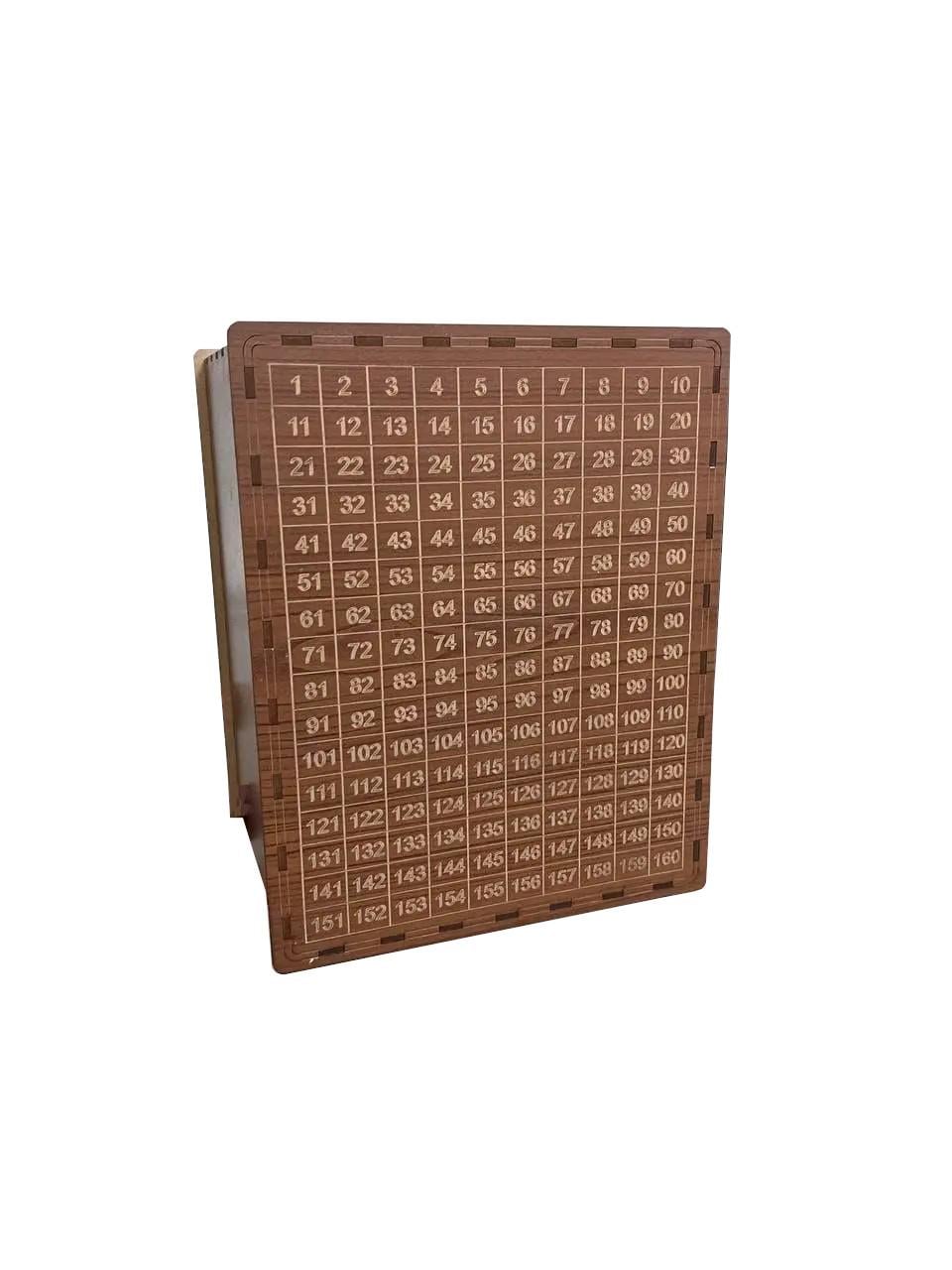 Скарбничка з фанери Календар 365 днів збірна для купюр 25х20х17 см Коричневий (KP-104)