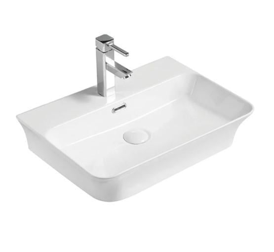 Раковина накладна MIXXUS Premium Bevel-0202 з переливом (MP6481)