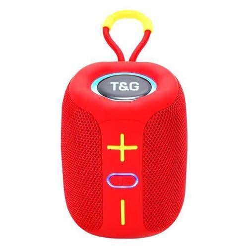 Колонка портативна Bluetooth TG658 FM/RGB Red (2135321623) - фото 1