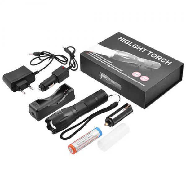 Фонарь ручной BL-1831/2781 Cree XM-L-T6 Черный (15467764)