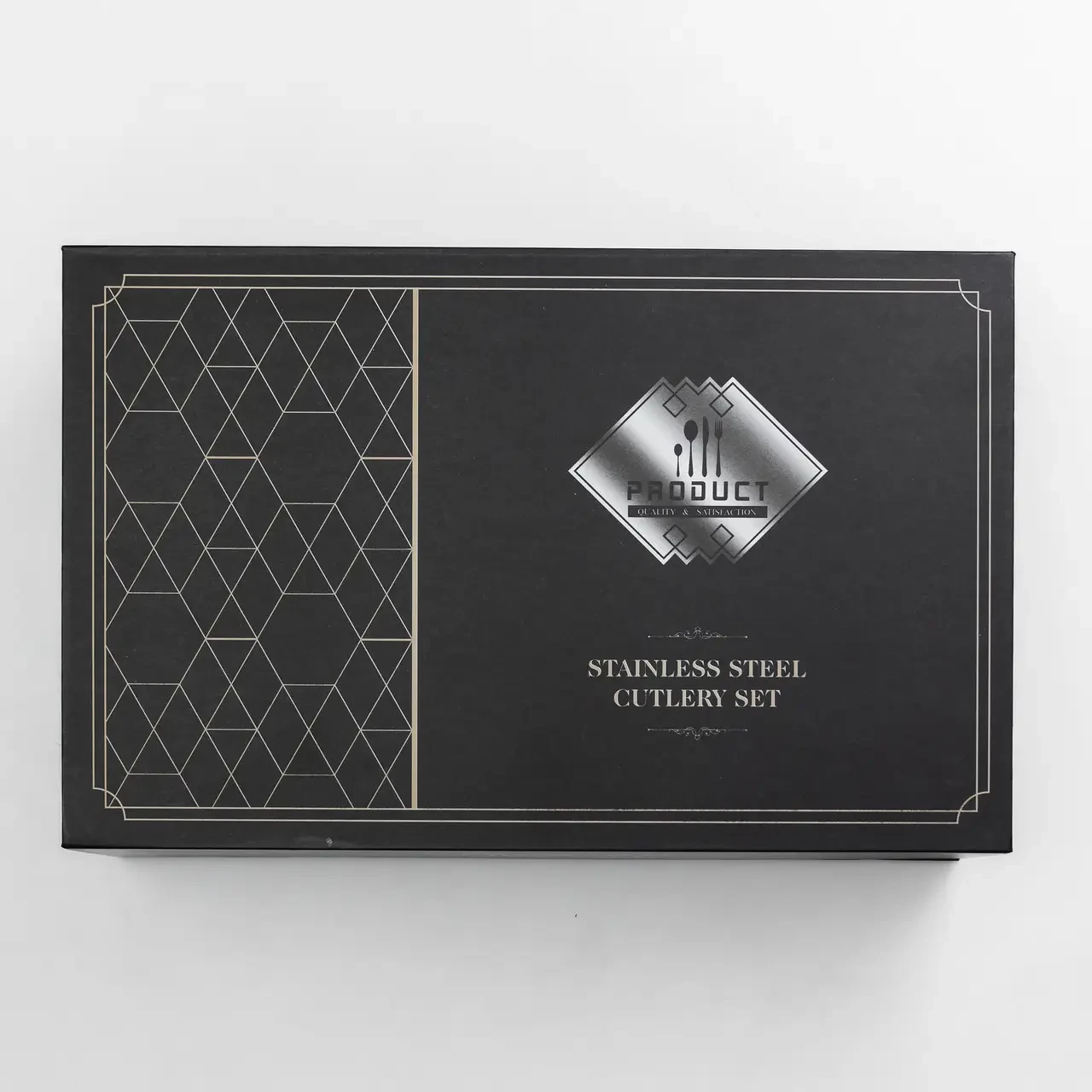 Набор столовых приборов на 6 персон из нержавеющей стали 24 пр. Хром темный (HP-20-45) - фото 5 Набор столовых приборов на 6 персон из нержавеющей стали 24 пр. Хром темный (HP-20-45) - фото 5