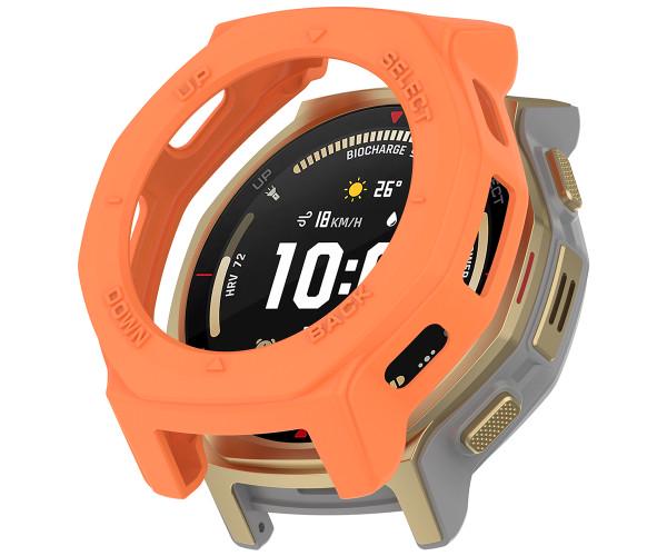 Чохол силіконовий захисний для смарт-годинника Amazfit T-Rex 3 Pro 44 мм Помаранчевий