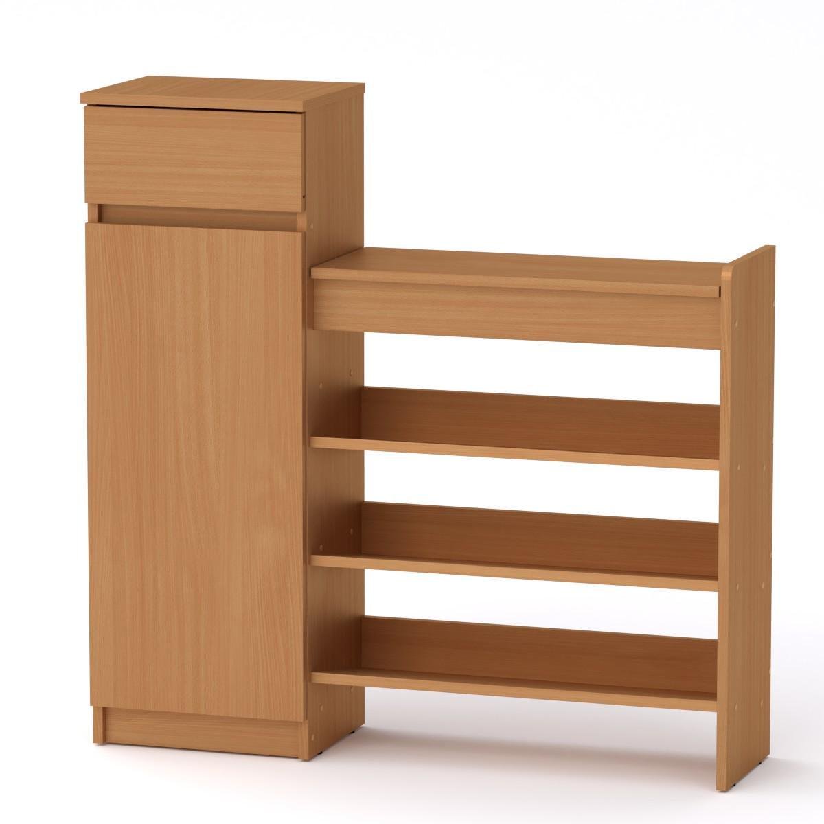 Тумба для взуття Компаніт ТО-16 Бук (11026827) - фото 1