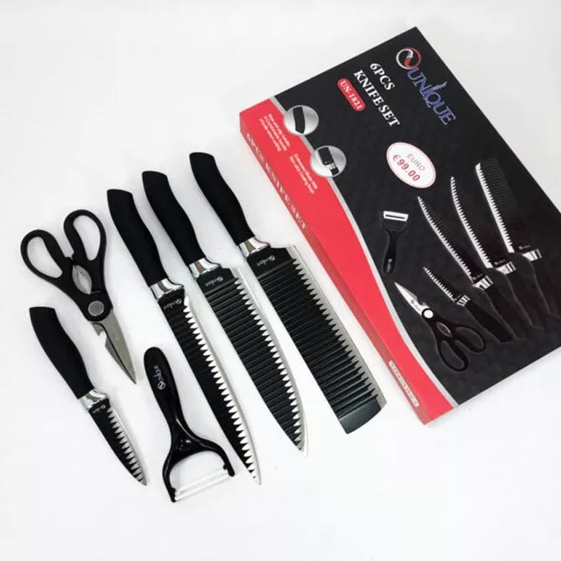 Набір ножів UNIQUE UN-1821 6 шт. (tf7237) - фото 9