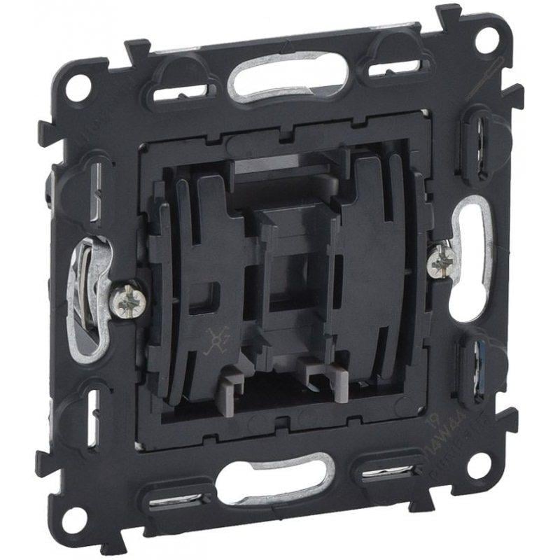 Перемикач проміжний Legrand Valena In'Matic одноклавішний прихований монтаж Чорний (752007)