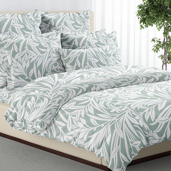 Комплект постільної білизни ТЕП Everyday collection Fantasy FR полуторний 145x210 см наволочки 2х70х70 см Mint (18889)