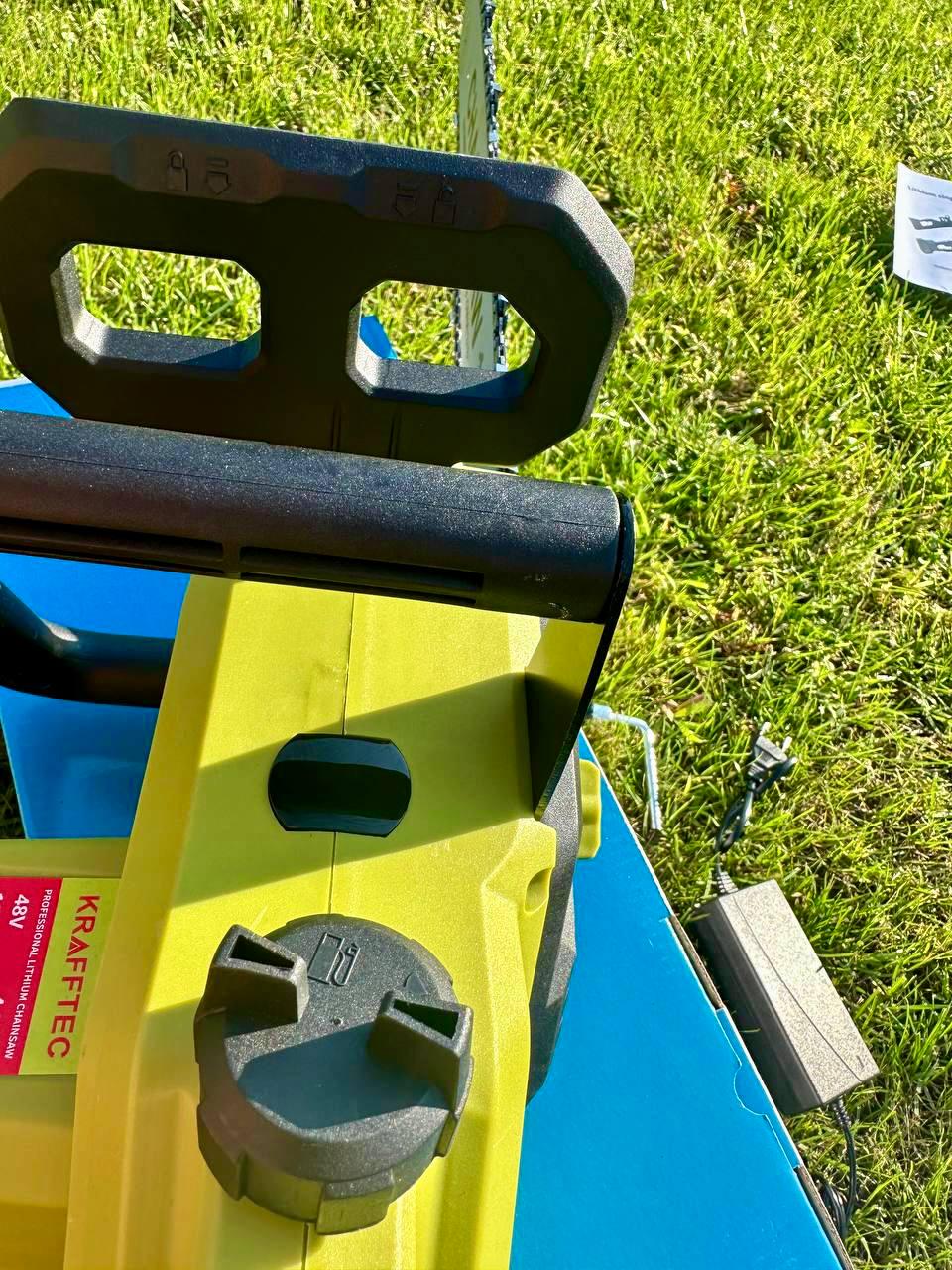 Пила ланцюгова акумуляторна Krafftec Max 48V 6Ah АКБ 2 шт. (27363112) - фото 10 Пила ланцюгова акумуляторна Krafftec Max 48V 6Ah АКБ 2 шт. (27363112) - фото 10