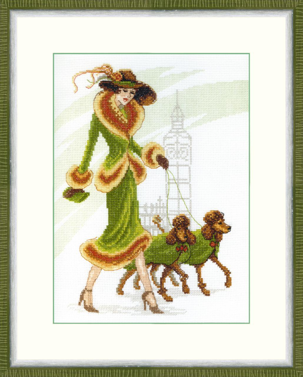 Набор для вышивания крестом Crystal Art Прогулка по Лондону (ВТ-076)