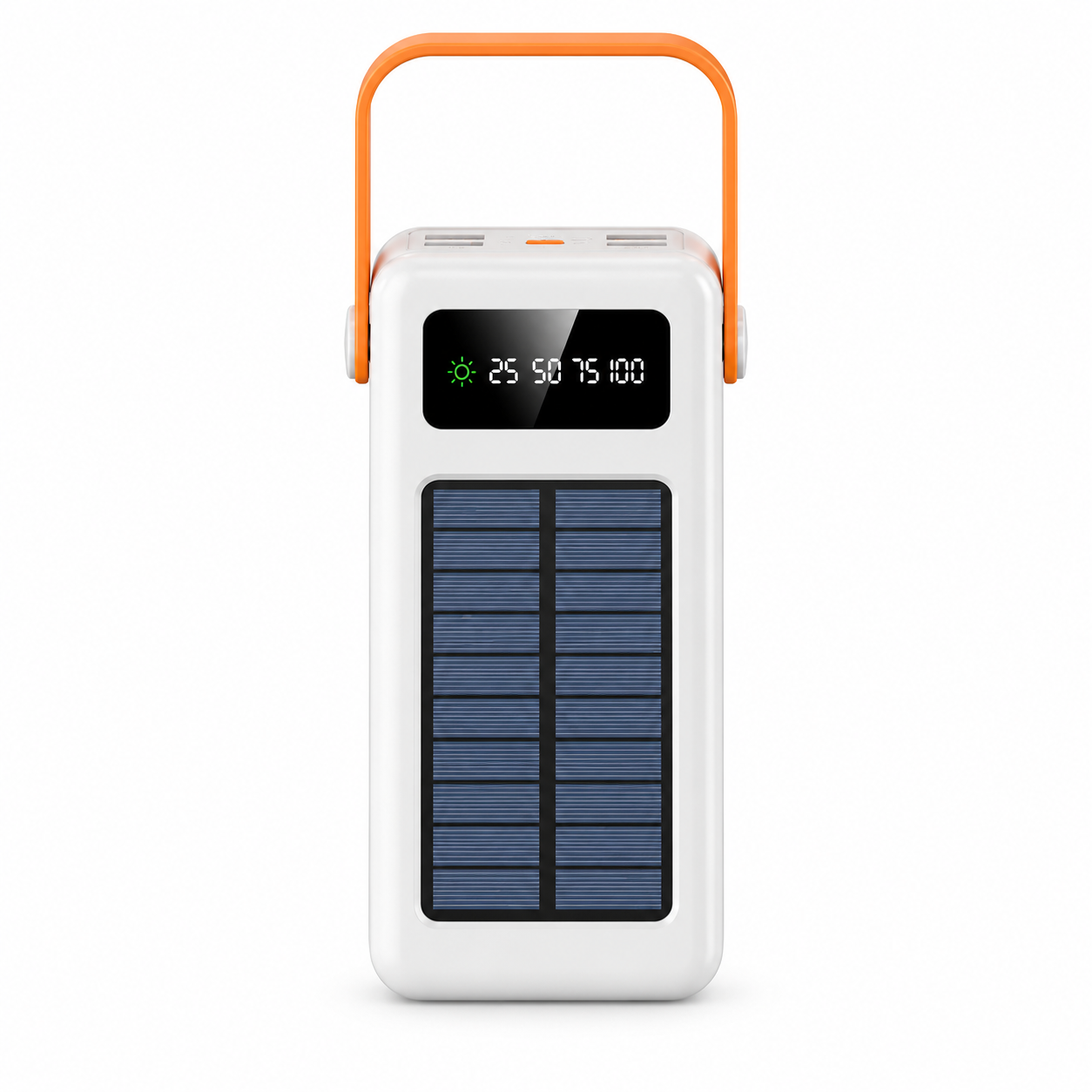 Павербанк солнечный YM-638 CX 100000 mAh с 4 USB/LED-фонарем/заряжанием от солнца (58845)